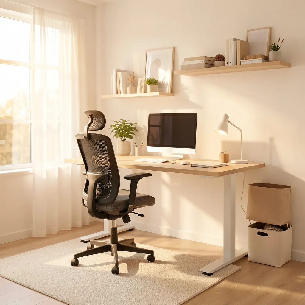 Ergonomic sit-stand workspace