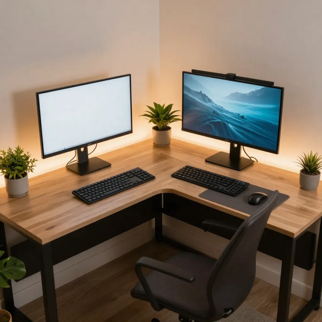 Optimized L-shaped layout